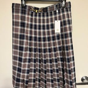 Tory Burch plaid skirt